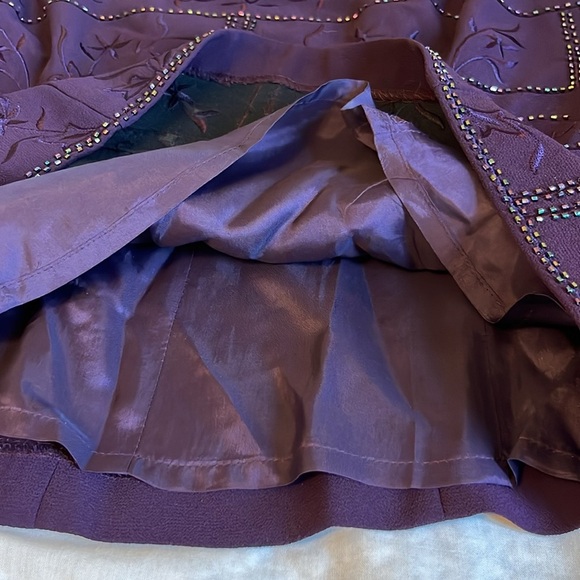 R&M Richards Glitter Embroidered Two Piece Set - Picture 12 of 12